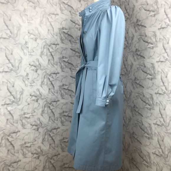 Rare London Fog Long Trench Coat - Picture 5 of 8